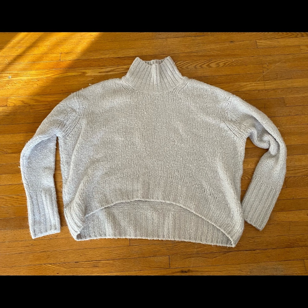H&M mock neck oversized sweater